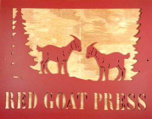 Red Goat Press sign